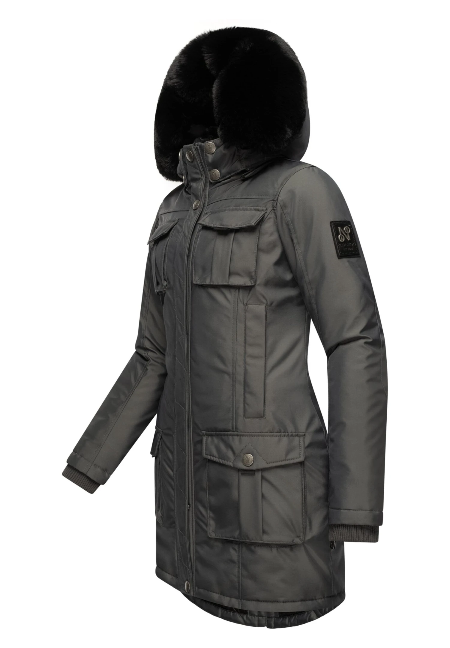 Navahoo Tiniis - Winterjas - Dark Grey 5 Navahoo Tiniis - Winterjas - Dark Grey - Afbeelding 3