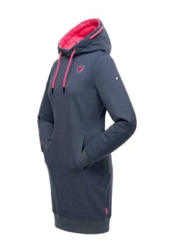 Navahoo Jurk - Dusty Blue Melange -Navahoo 09f16cb43bea47968736d91c2ebe6abb