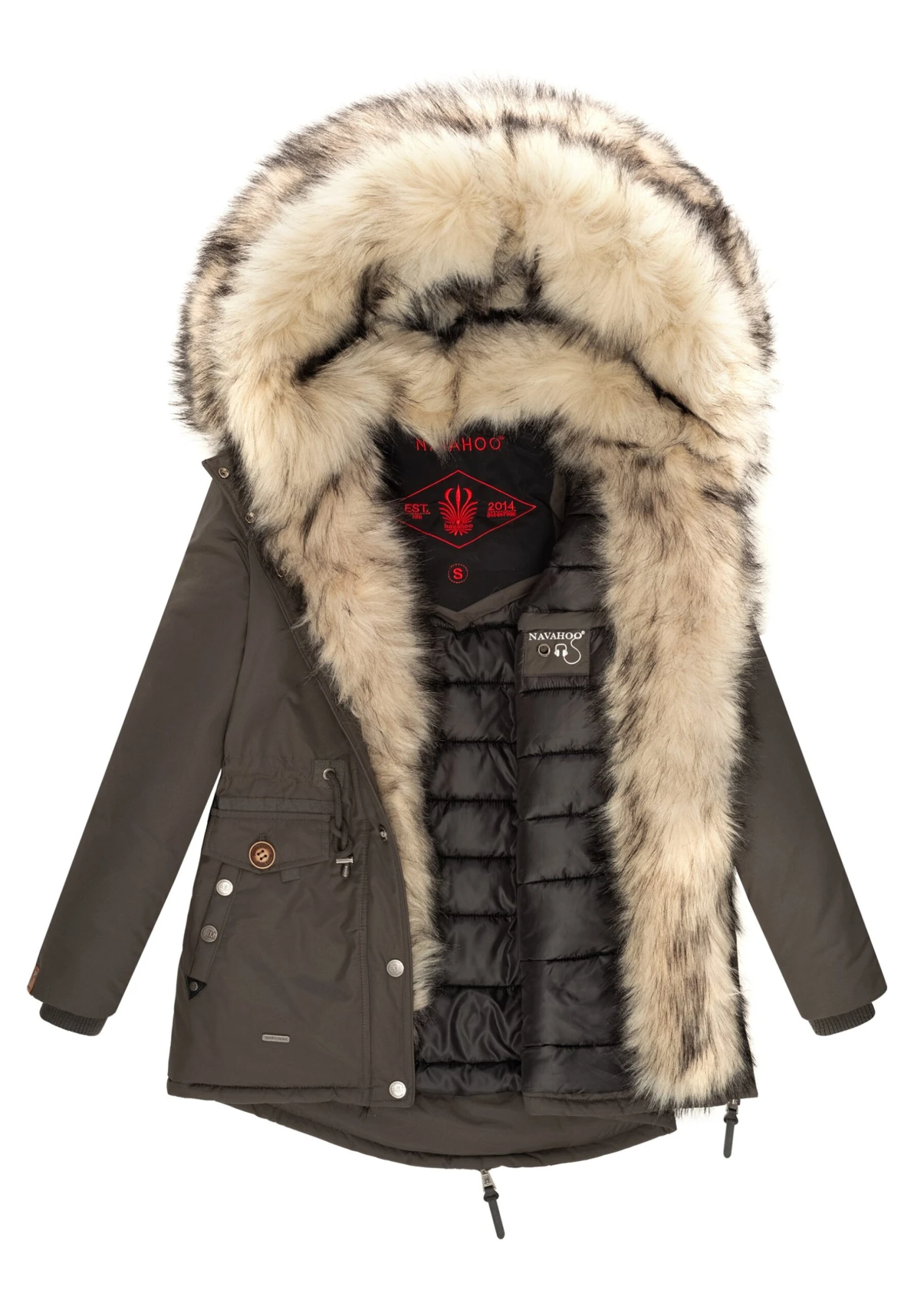 Navahoo Sweety - Winterjas - Anthracite 7 Navahoo Sweety - Winterjas - Anthracite - Image 5