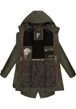 Navahoo Rainy Flower - Parka - Dark Olive -Navahoo 216ada32bfeb4dda8c8fecf82f5cc0e4