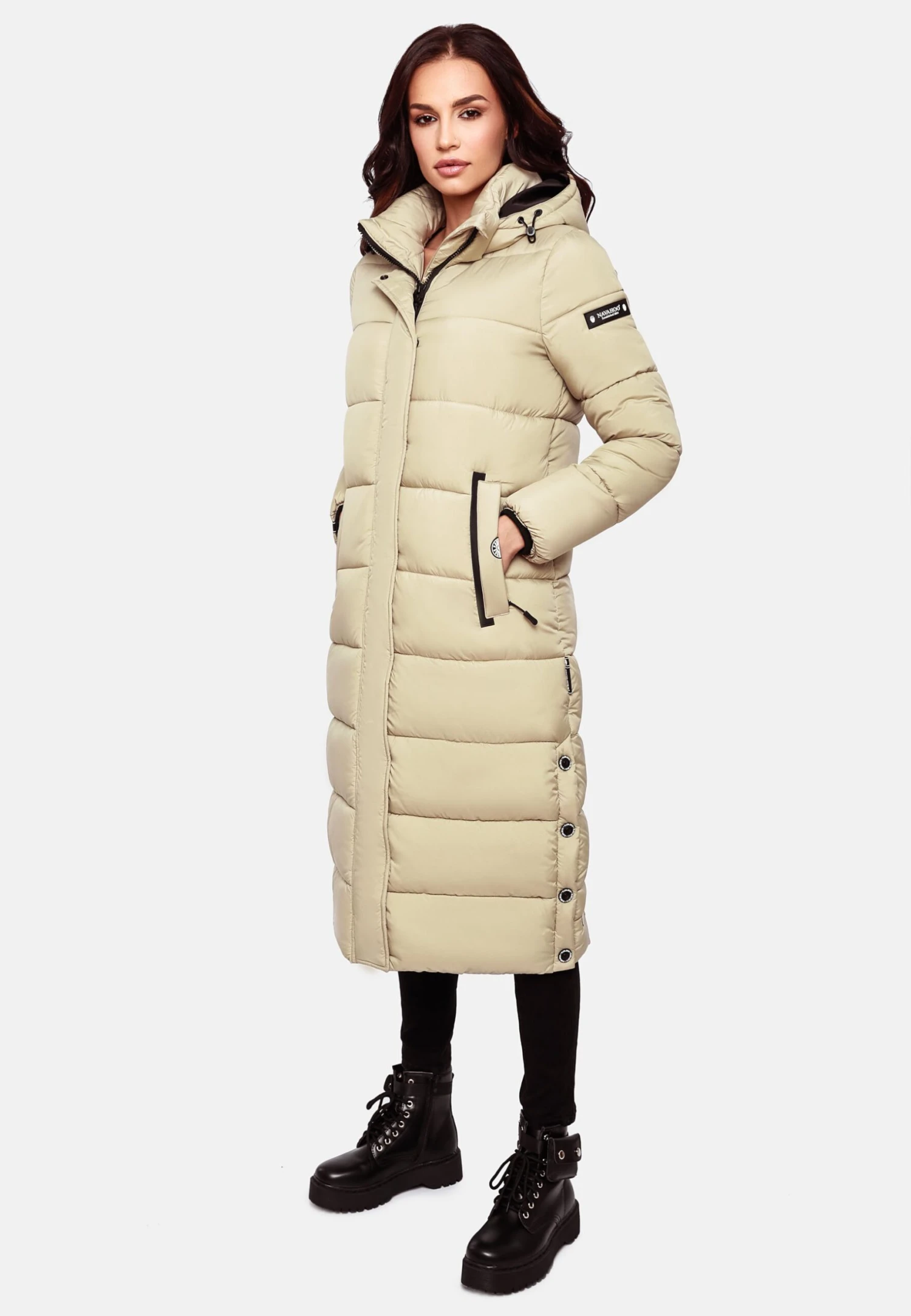 Navahoo Isalie - Winterjas - Pebble Grey 4 Navahoo Isalie - Winterjas - Pebble Grey - Afbeelding 2