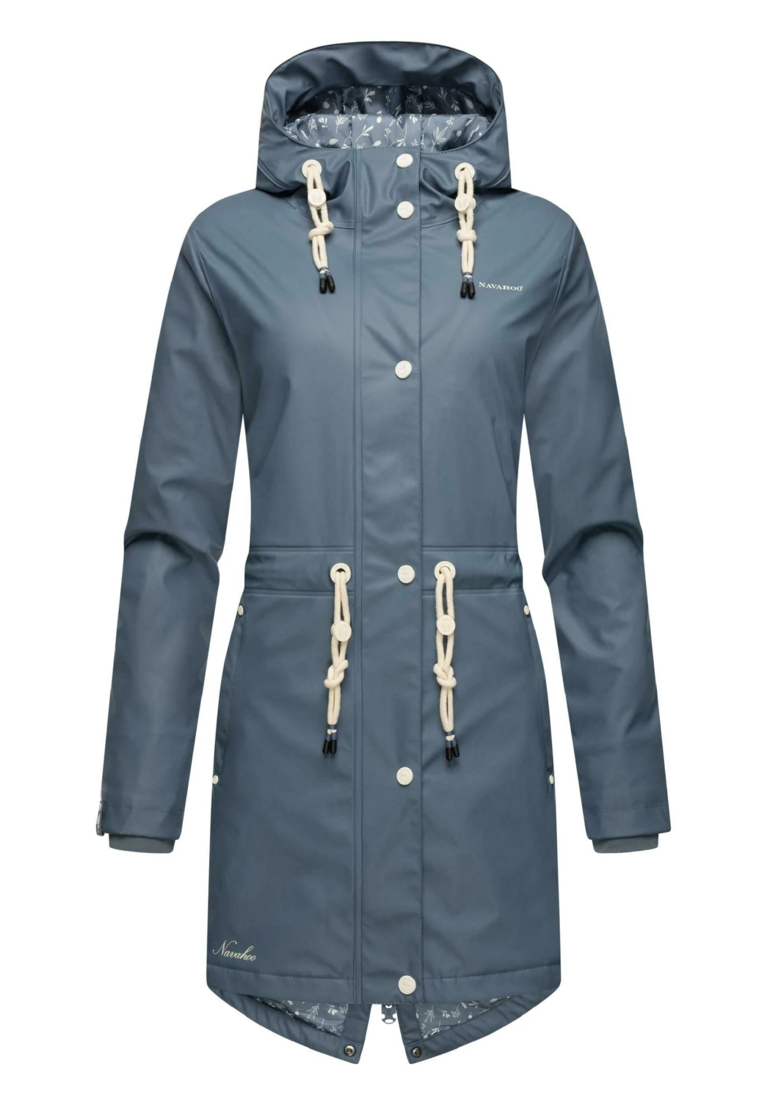 Navahoo Flower Of Ocean - Parka - Dusty Blue 3 Navahoo Flower Of Ocean - Parka - Dusty Blue