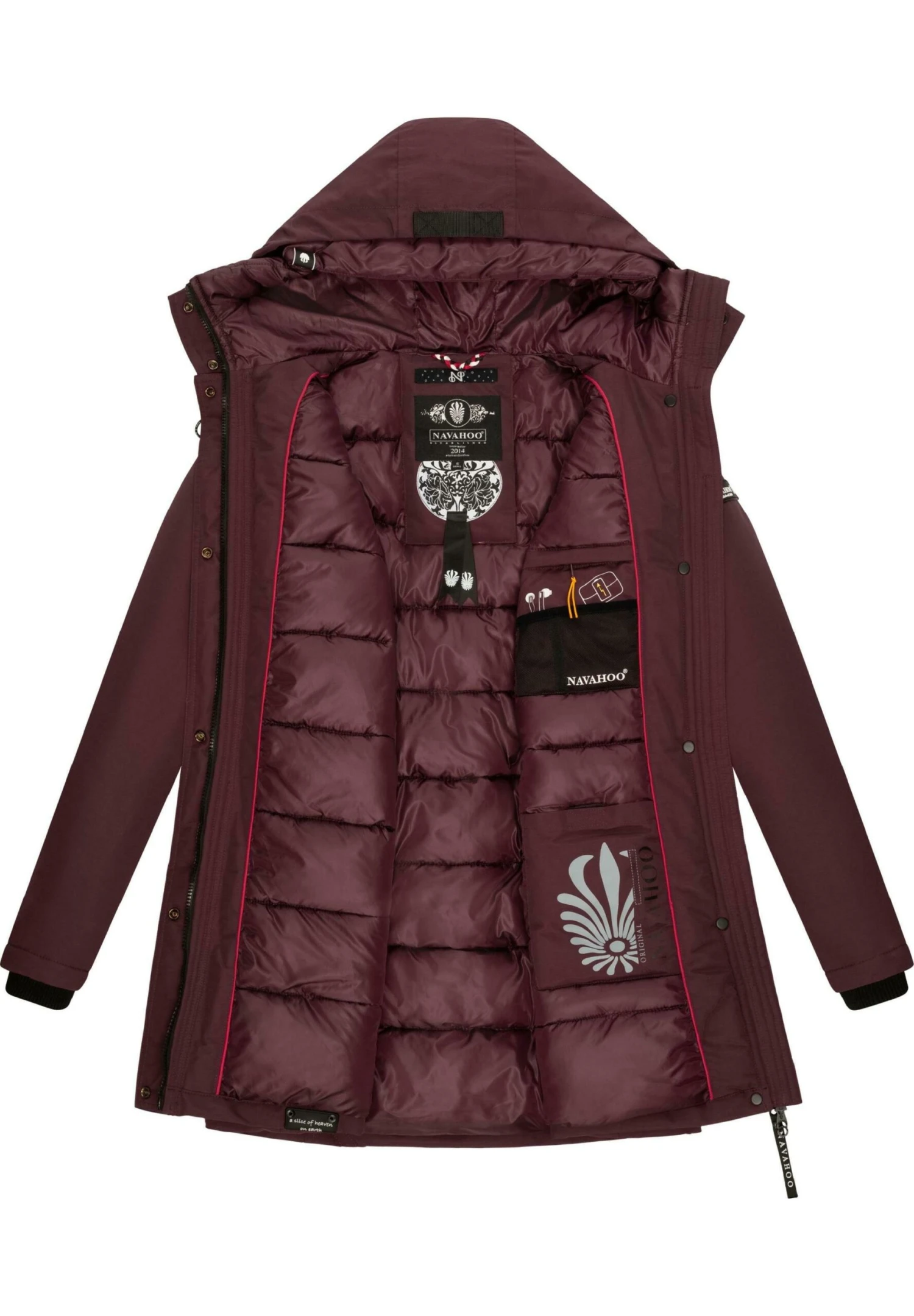 Navahoo Blizzardstorm - Parka - Dark Red Melange 8 Navahoo Blizzardstorm - Parka - Dark Red Melange - Image 6
