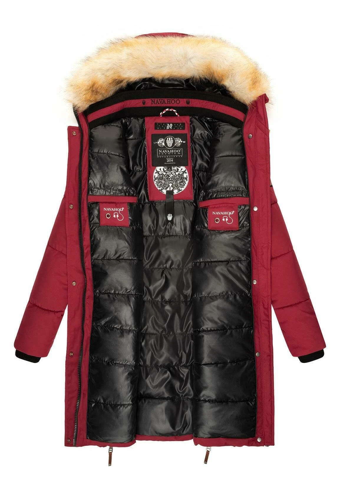 Navahoo Halina - Winterjas - Bordeaux 7 Navahoo Halina - Winterjas - Bordeaux - Image 5