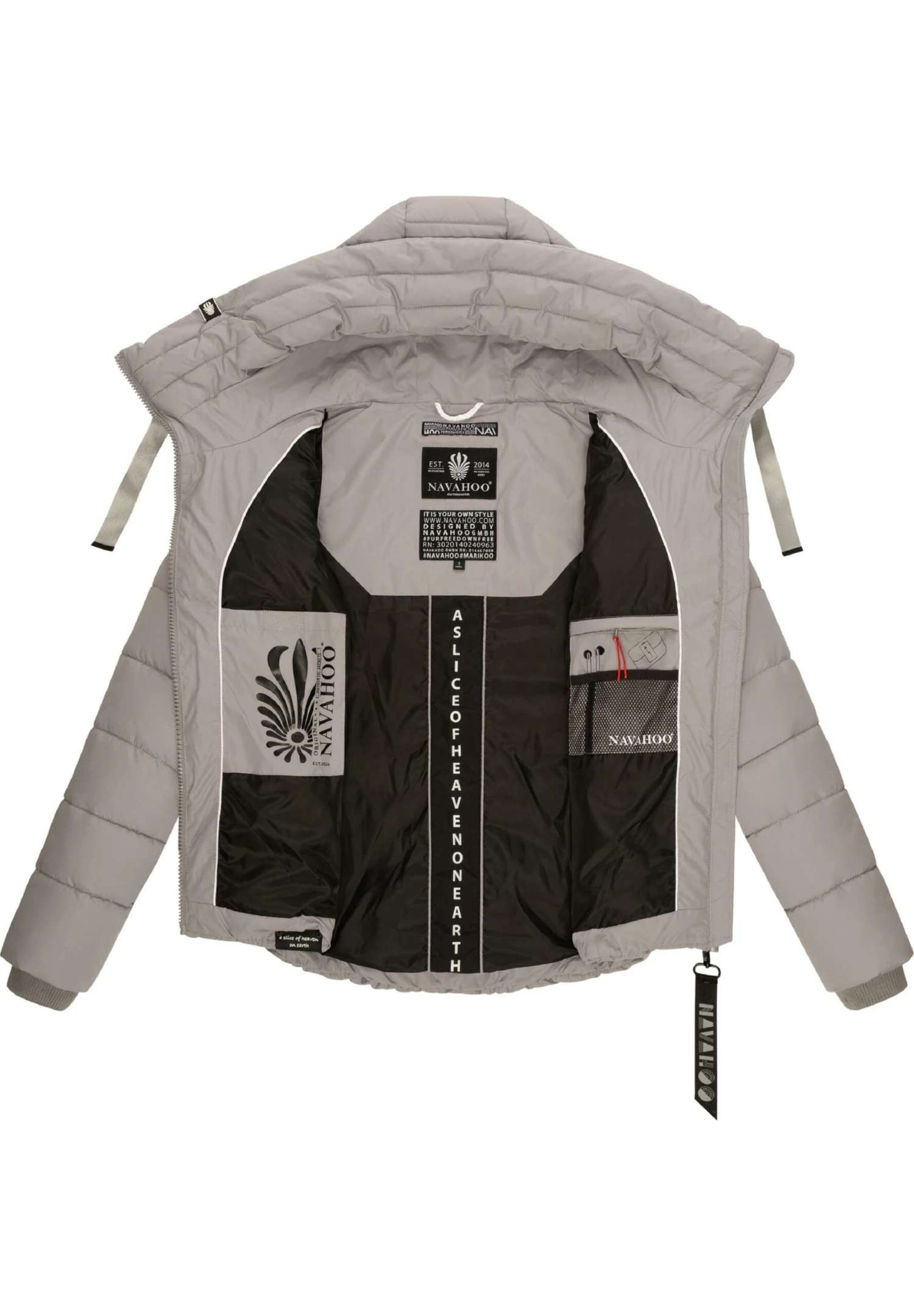 Navahoo Amayaa - Winterjas - Zinc Grey 6 Navahoo Amayaa - Winterjas - Zinc Grey - Afbeelding 4