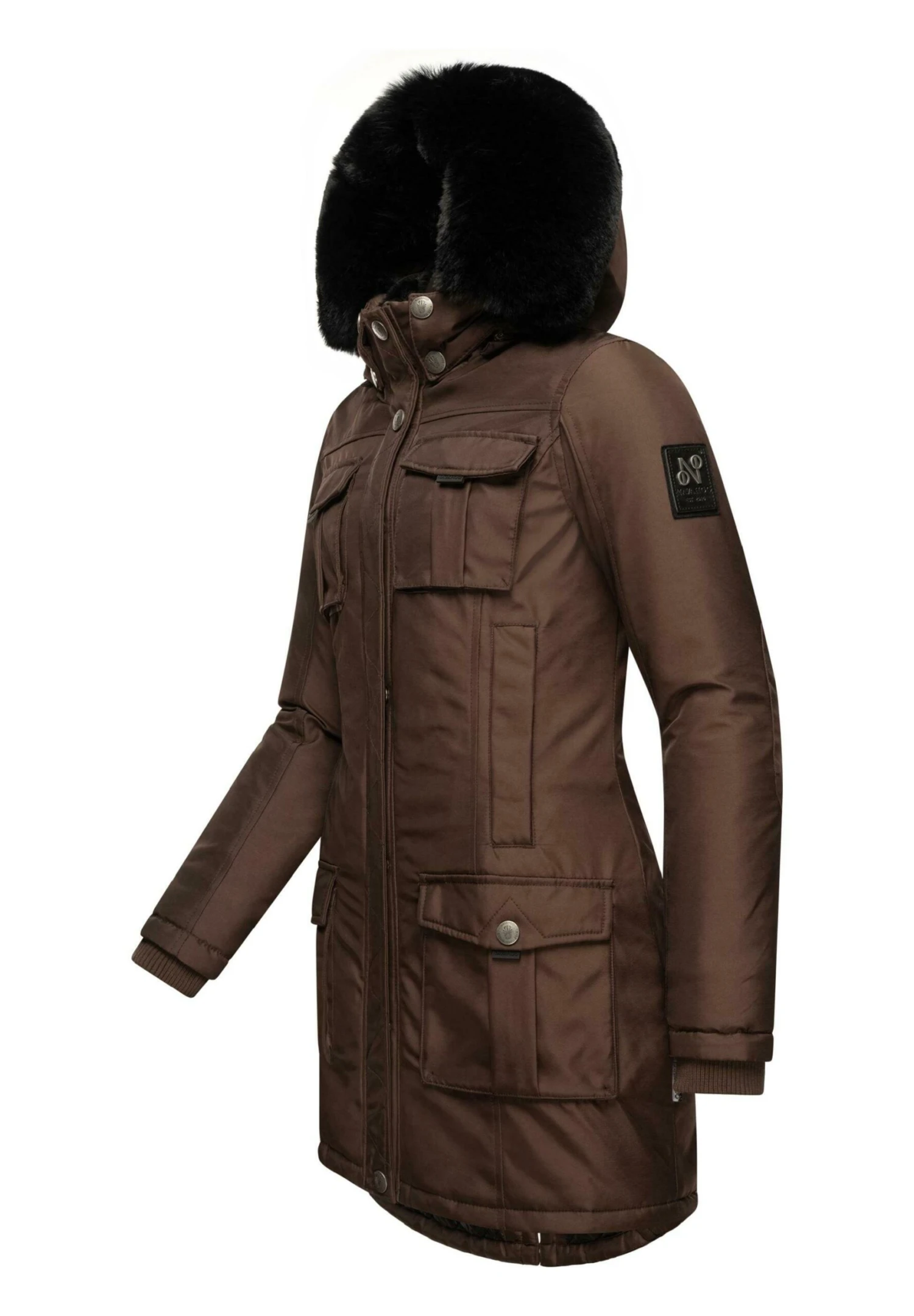 Navahoo Tiniis - Winterjas - Dark Choco 4 Navahoo Tiniis - Winterjas - Dark Choco - Image 2