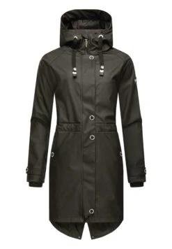 Navahoo Rainy Flower - Parka - Black