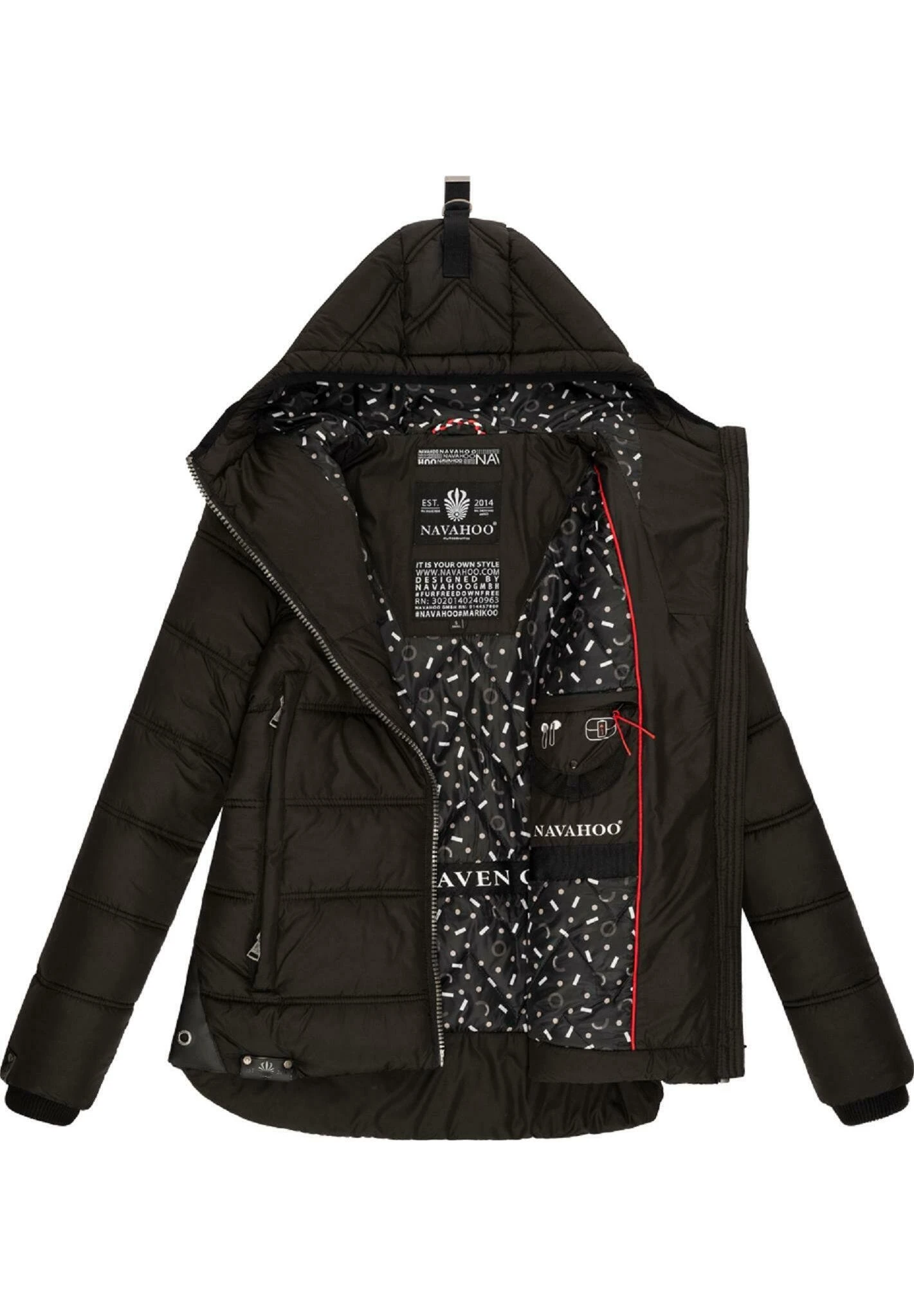 Navahoo Winterjas - Black 8 Navahoo Winterjas - Black - Afbeelding 6