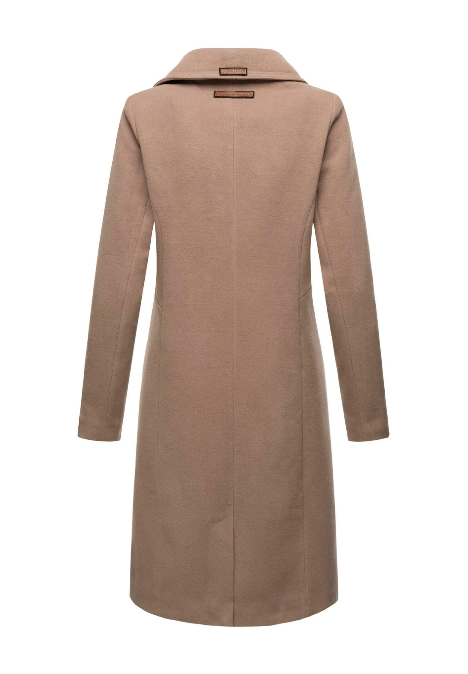 Navahoo Wooly - Halflange Jas - Taupe 4 Navahoo Wooly - Halflange Jas - Taupe - Image 2