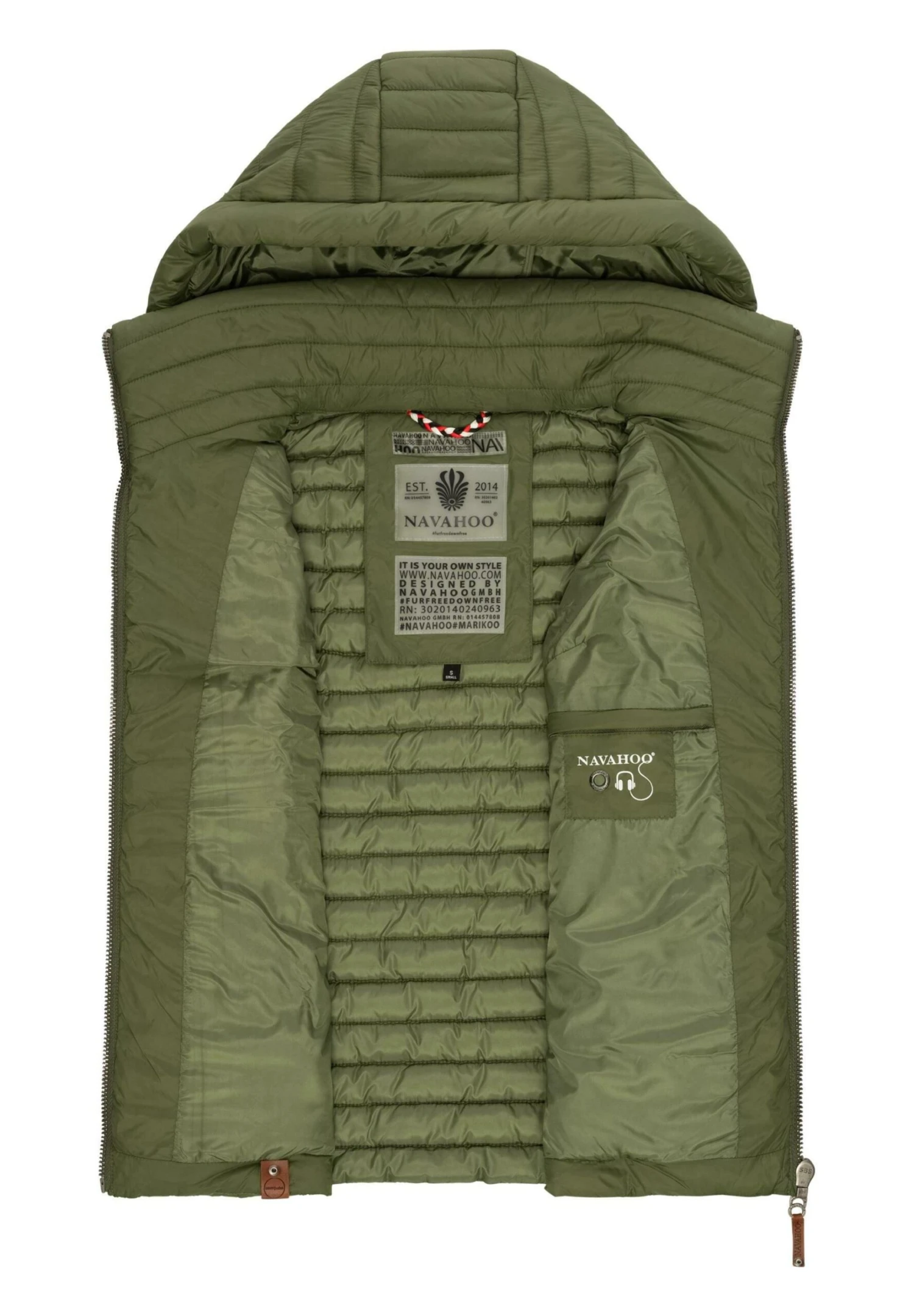 Navahoo Shadaa - Bodywarmer - Dusty Olive 7 Navahoo Shadaa - Bodywarmer - Dusty Olive - Afbeelding 5