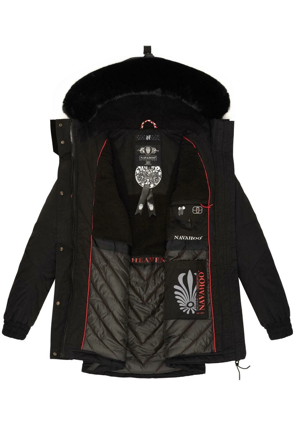 Navahoo Olessaa - Winterjas - Black 8 Navahoo Olessaa - Winterjas - Black - Image 6