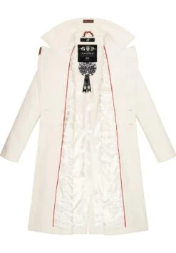 Navahoo Wooly - Halflange Jas - Offwhite -Navahoo 73bbb317c9394863ab85d1bfcc9ea436