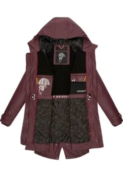 Navahoo Rainy Flower - Parka - Dark Red Melange 10 Navahoo Rainy Flower - Parka - Dark Red Melange -Navahoo 795bb651c4ac4bcc80e7ad444149aad6