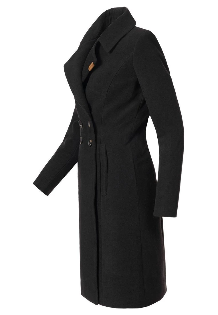 Navahoo Wooly - Halflange Jas - Black 9 Navahoo Wooly - Halflange Jas - Black - Image 7