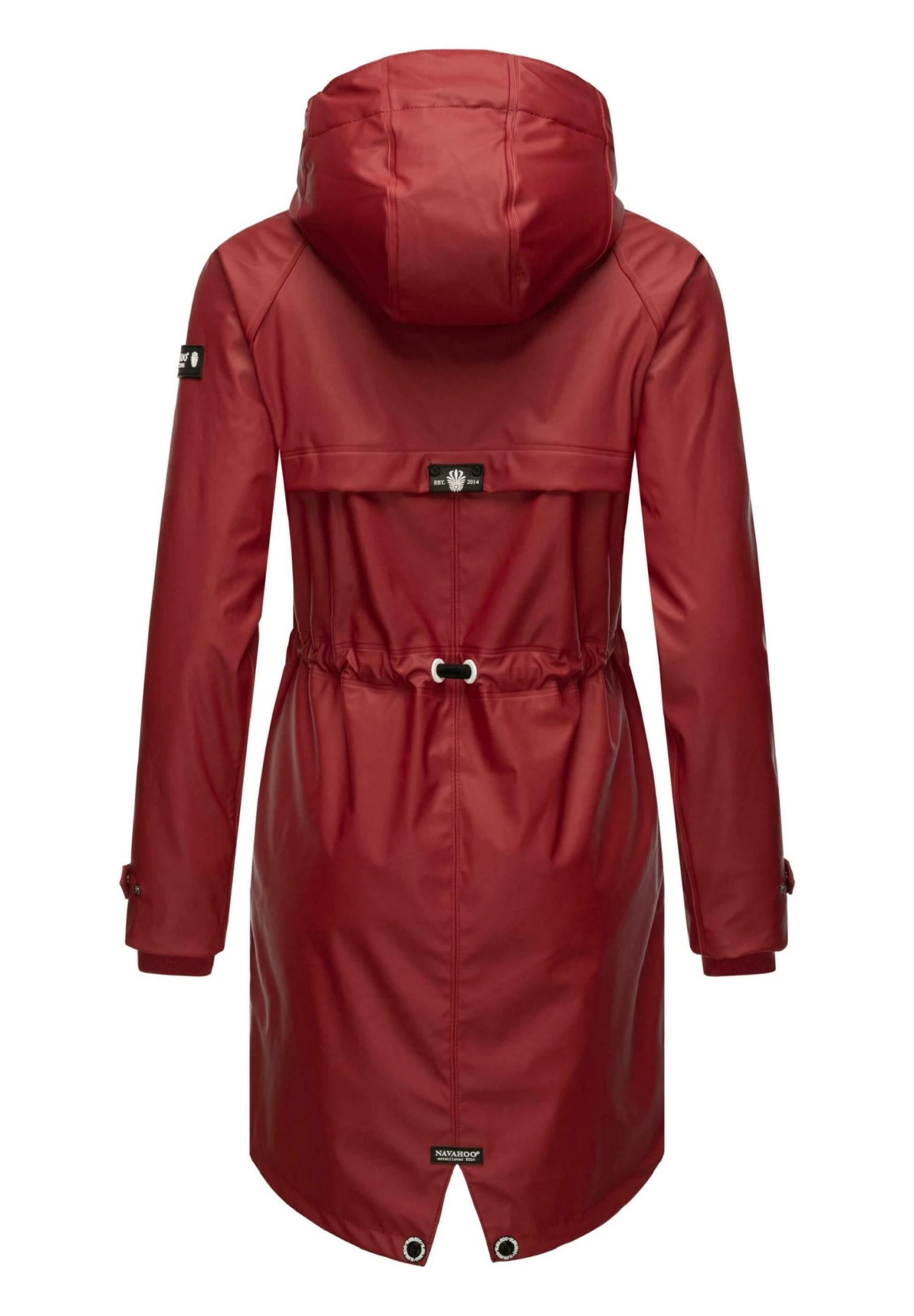 Navahoo Rainy Flower - Parka - Blood Red 4 Navahoo Rainy Flower - Parka - Blood Red - Image 2