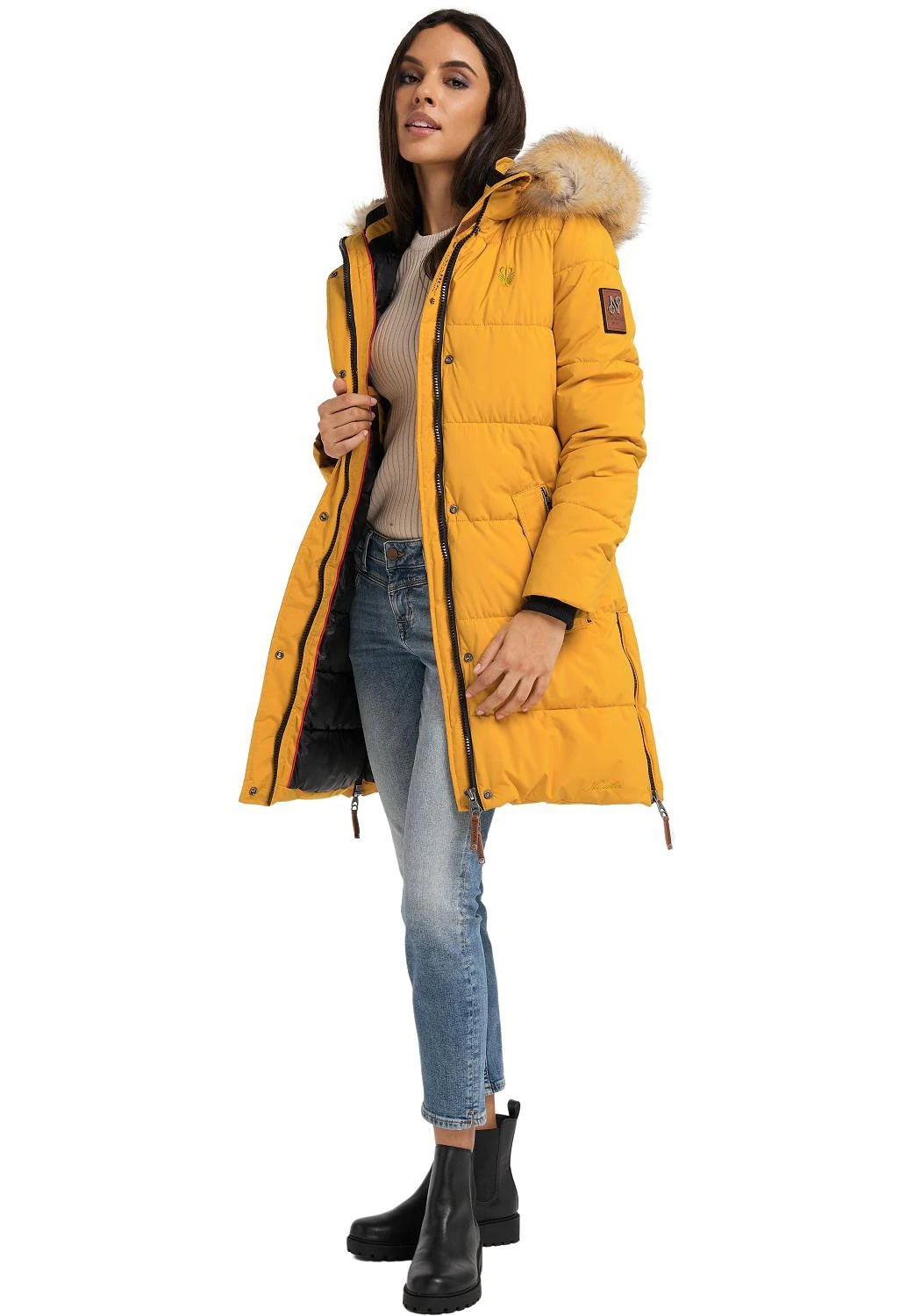 Navahoo Halina - Winterjas - Yellow 3 Navahoo Halina - Winterjas - Yellow