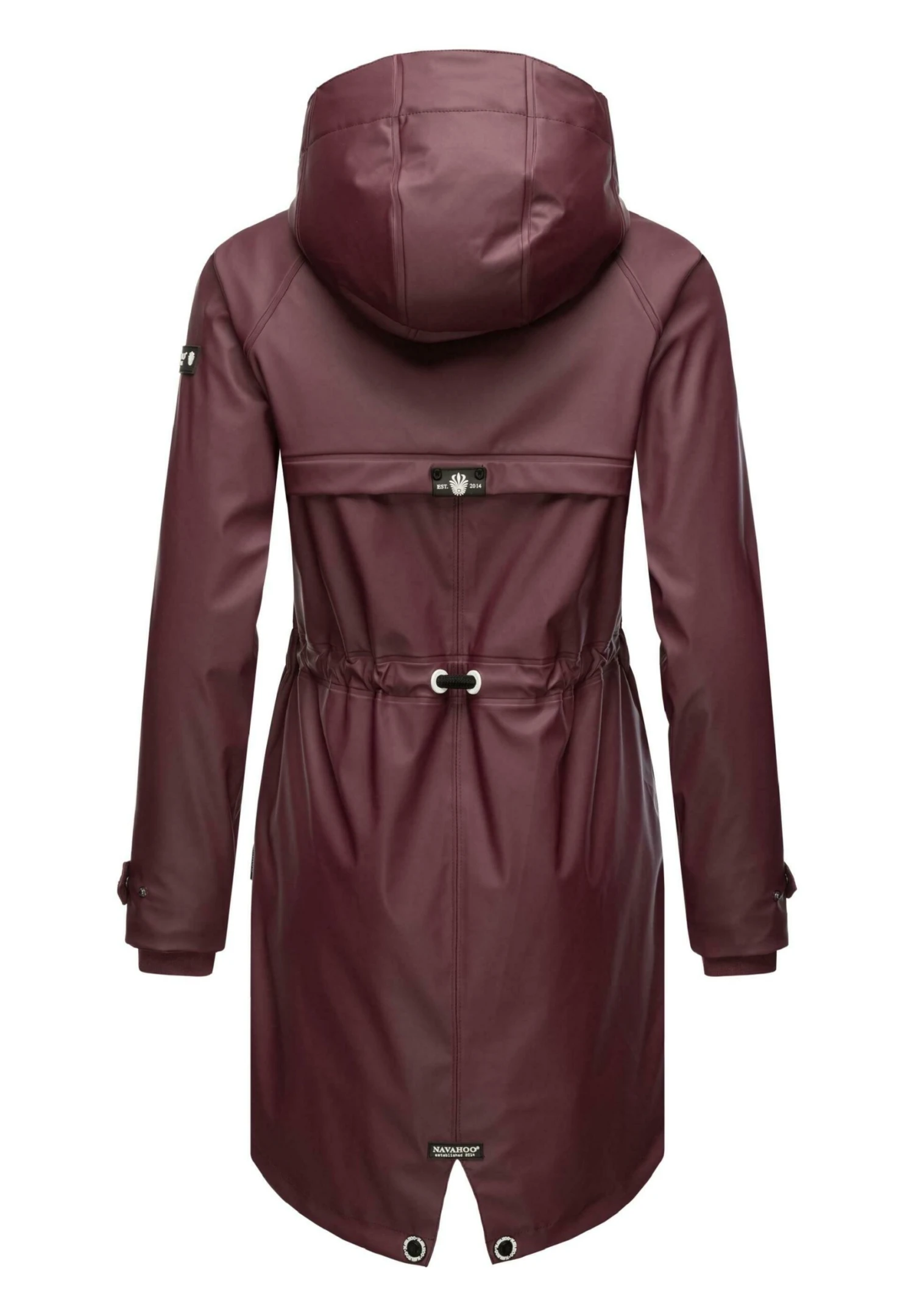 Navahoo Rainy Flower - Parka - Dark Red Melange 4 Navahoo Rainy Flower - Parka - Dark Red Melange - Image 2