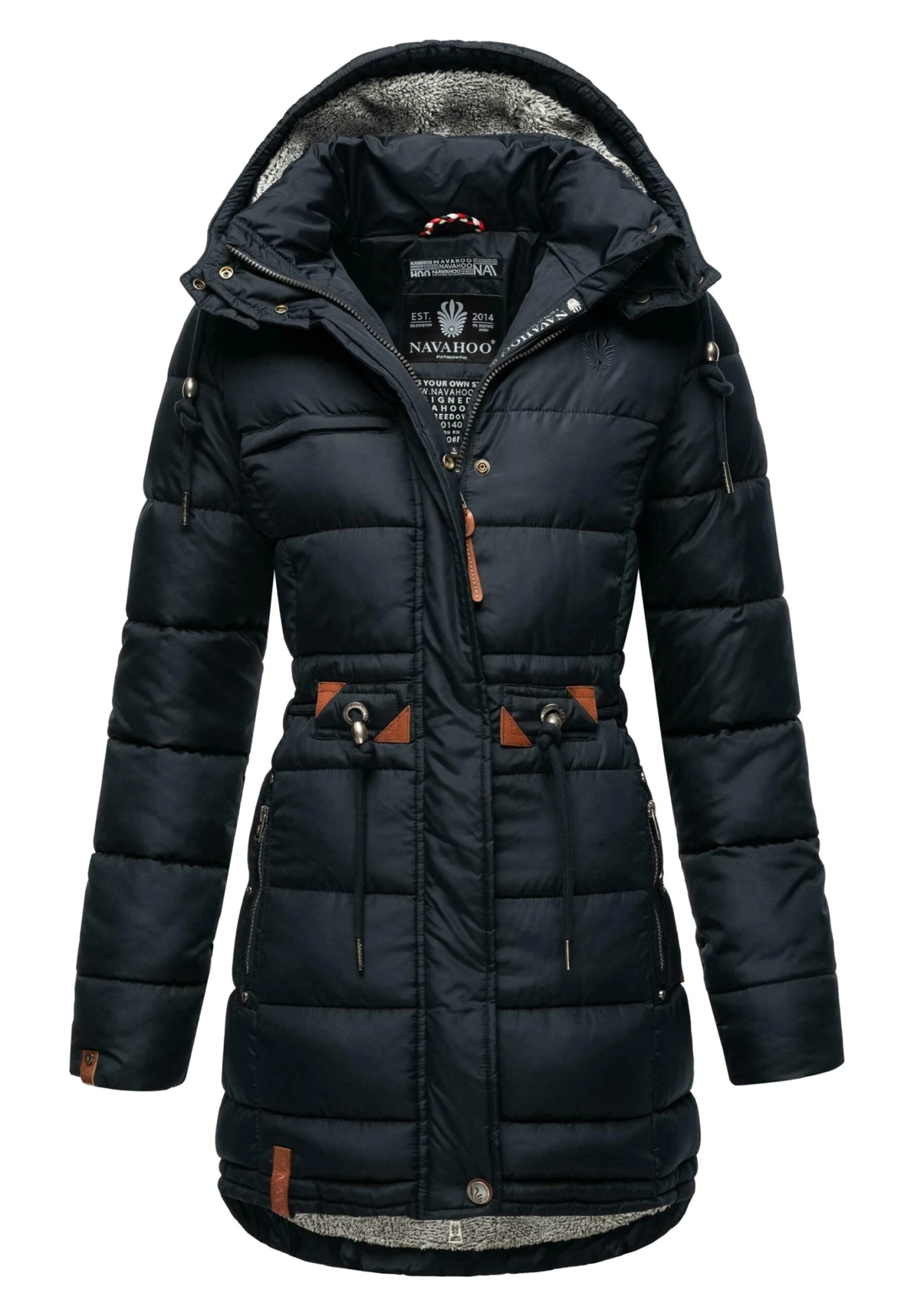 Navahoo Daliee - Winterjas - Dark Blue 7 Navahoo Daliee - Winterjas - Dark Blue - Afbeelding 5