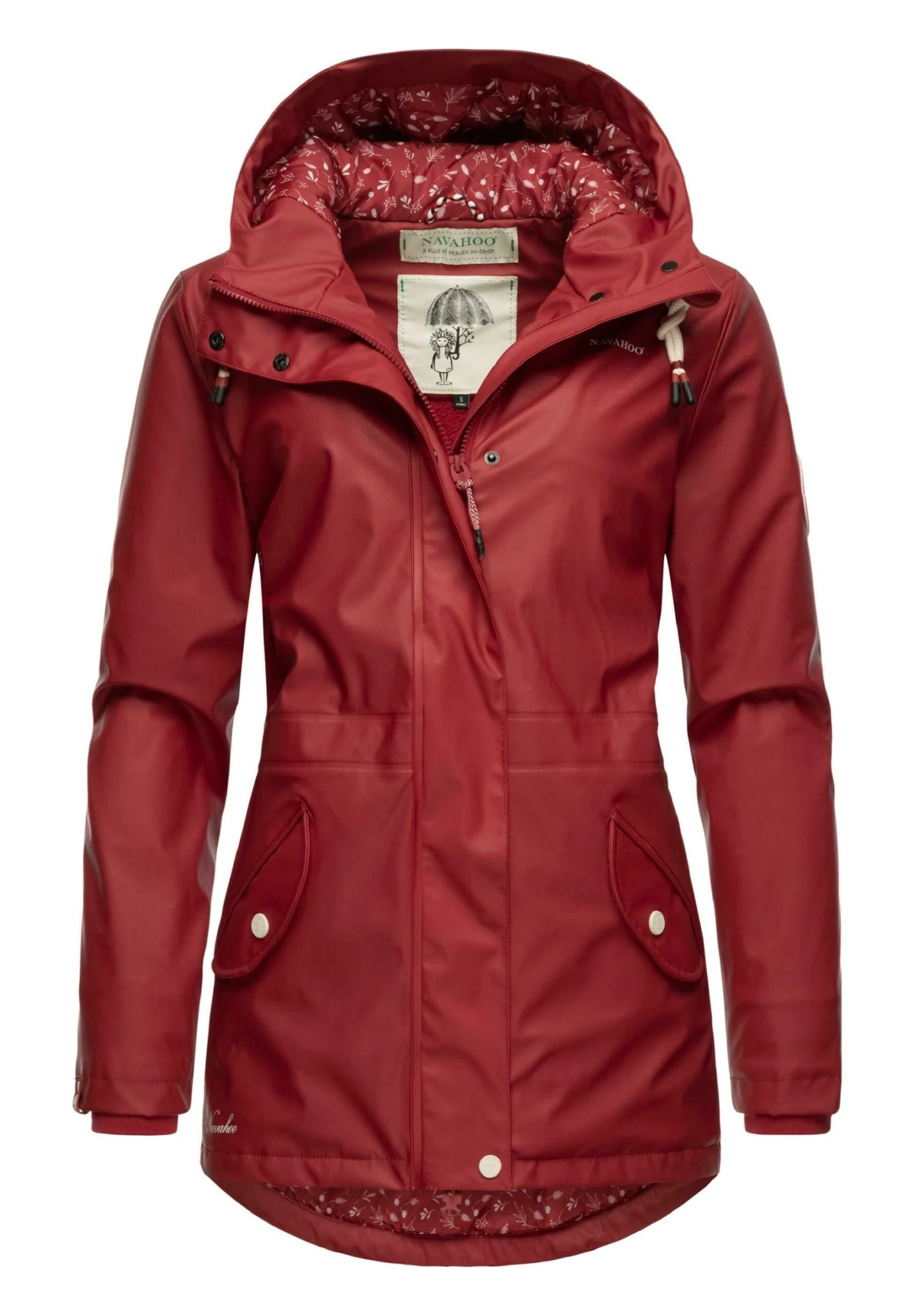 Navahoo Ocean Heart - Parka - Blood Red 7 Navahoo Ocean Heart - Parka - Blood Red - Image 5