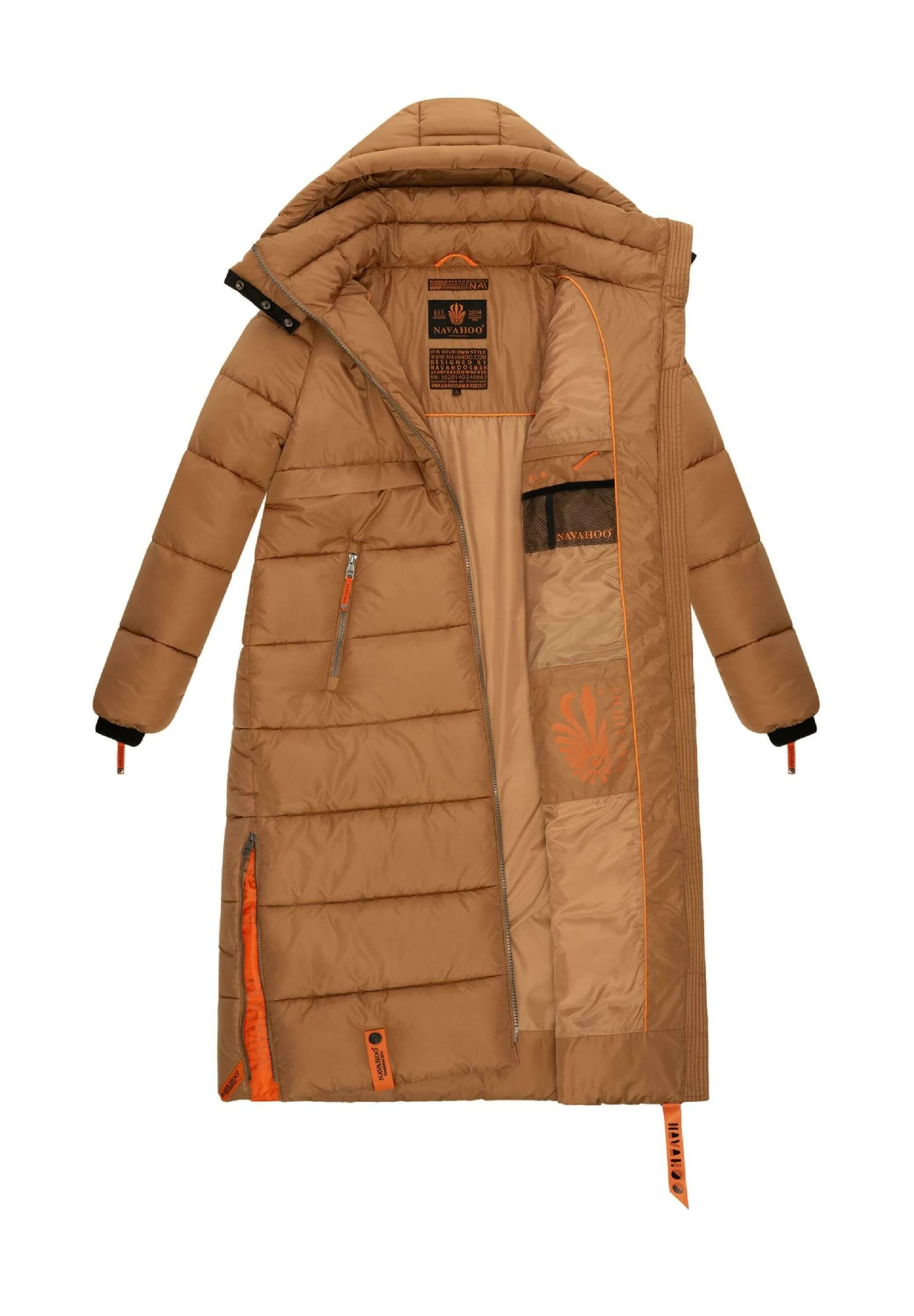 Navahoo Kristallblume - Winterjas - Camel 6 Navahoo Kristallblume - Winterjas - Camel - Image 4