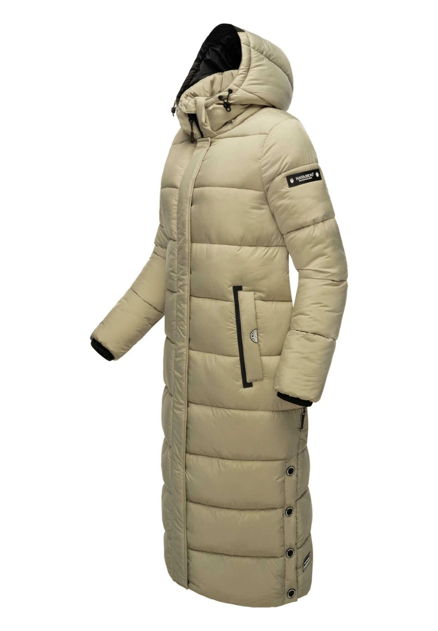 Navahoo Isalie - Winterjas - Pebble Grey 10 Navahoo Isalie - Winterjas - Pebble Grey - Afbeelding 8