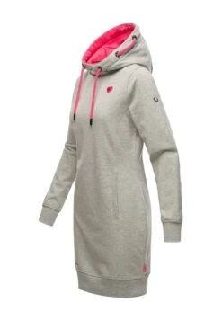 Navahoo Jurk - Grey Melange -Navahoo bf21a3648b8a492dbea371788ac1dde1