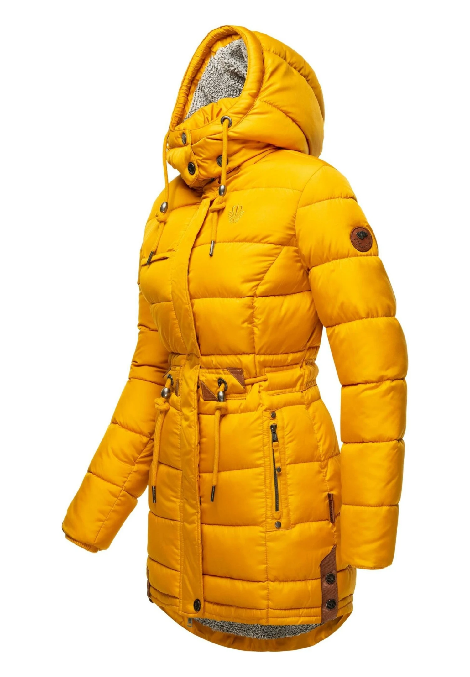 Navahoo Daliee - Winterjas - Dark Yellow 4 Navahoo Daliee - Winterjas - Dark Yellow - Image 2