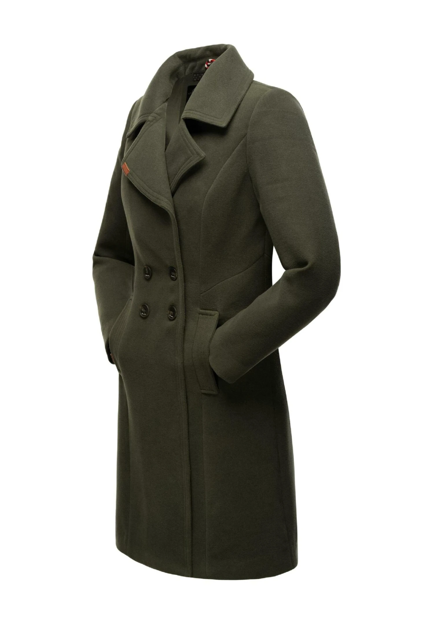 Navahoo Wooly - Halflange Jas - Dark Green 7 Navahoo Wooly - Halflange Jas - Dark Green - Image 5