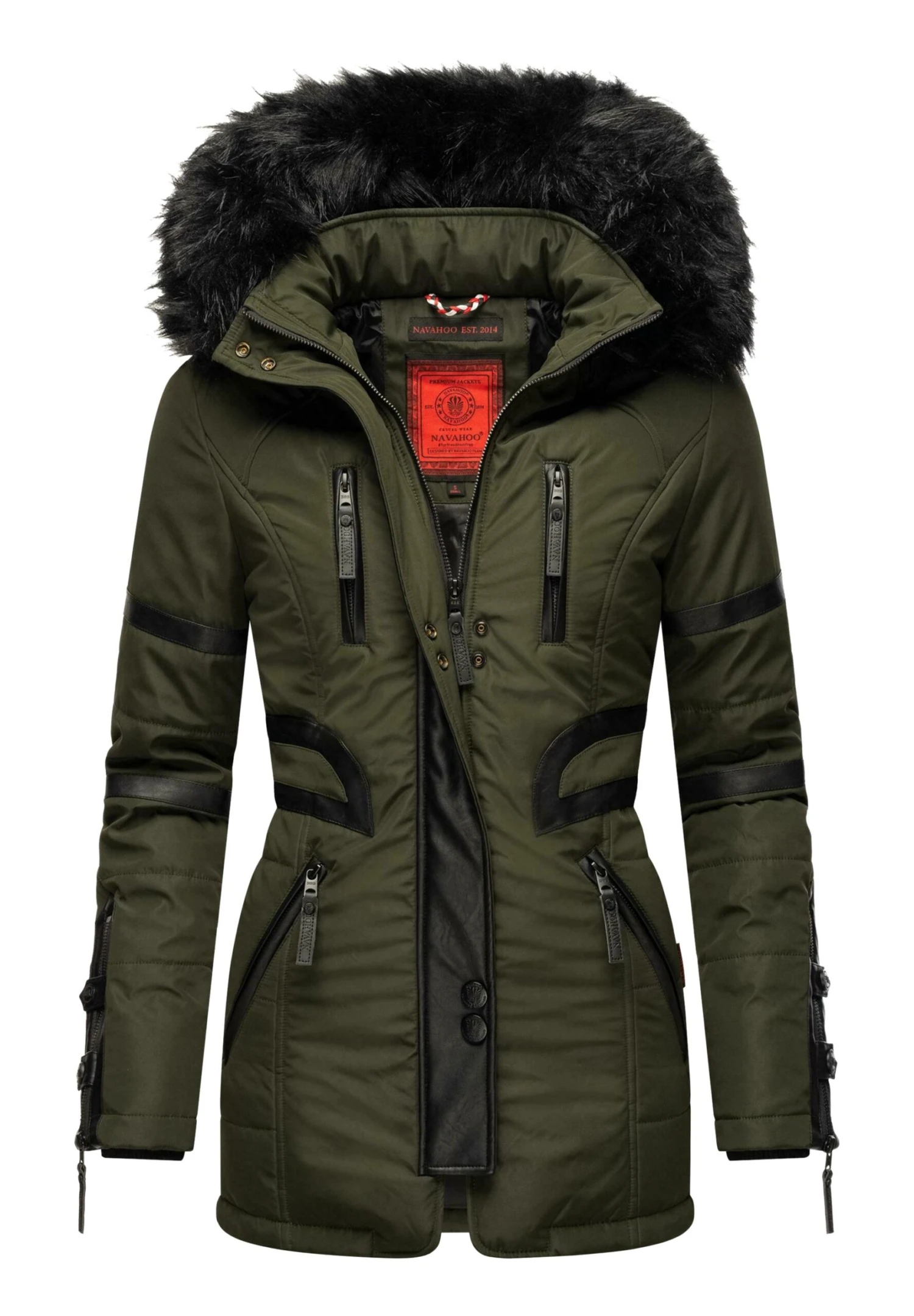 Navahoo Moon - Winterjas - Olive 3 Navahoo Moon - Winterjas - Olive