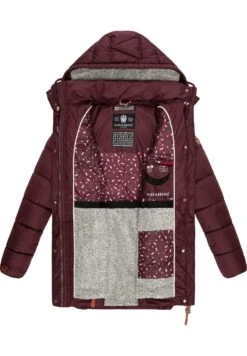 Navahoo Daliee - Winterjas - Dark Red Melange -Navahoo d40881eb9ed4476dba8d1029d7de3cf2