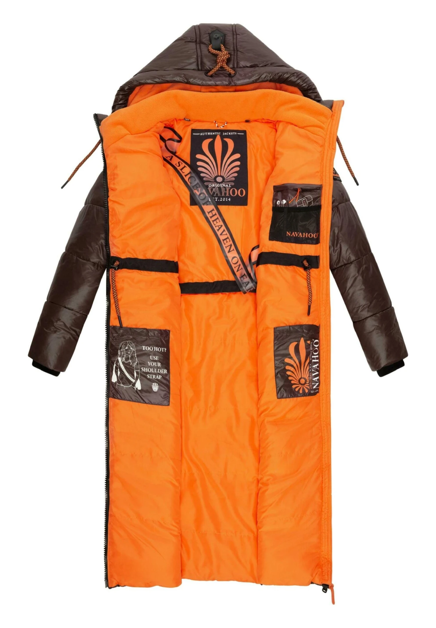 Navahoo Schmuseengel - Winterjas - Dark Choco 4 Navahoo Schmuseengel - Winterjas - Dark Choco - Image 3