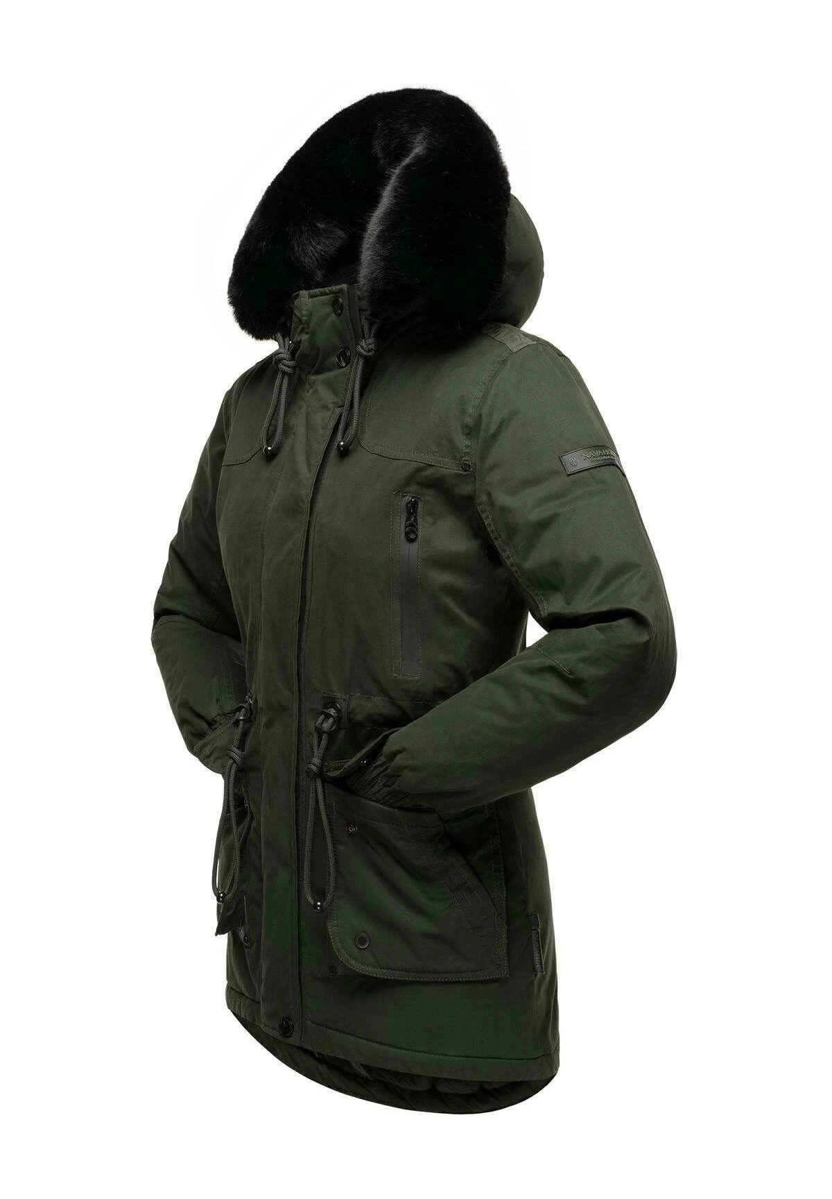 Navahoo Olessaa - Winterjas - Olive 7 Navahoo Olessaa - Winterjas - Olive - Image 5