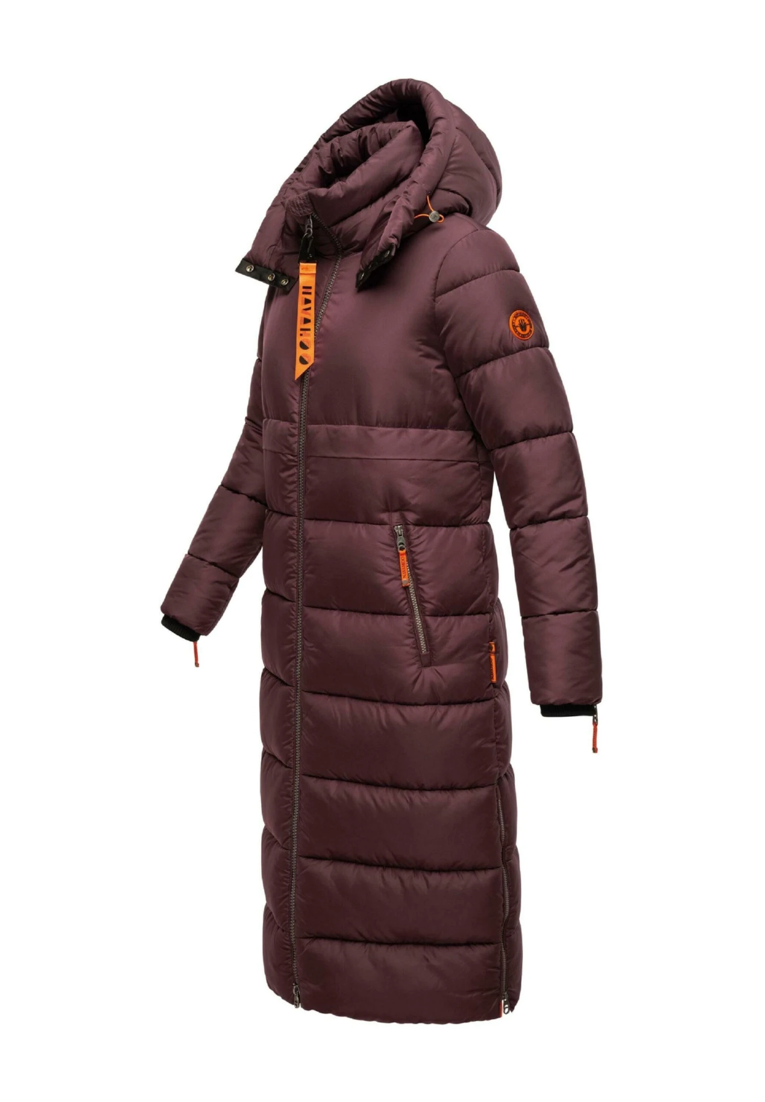 Navahoo Kristallblume - Winterjas - Dark Red Melange 4 Navahoo Kristallblume - Winterjas - Dark Red Melange - Image 2