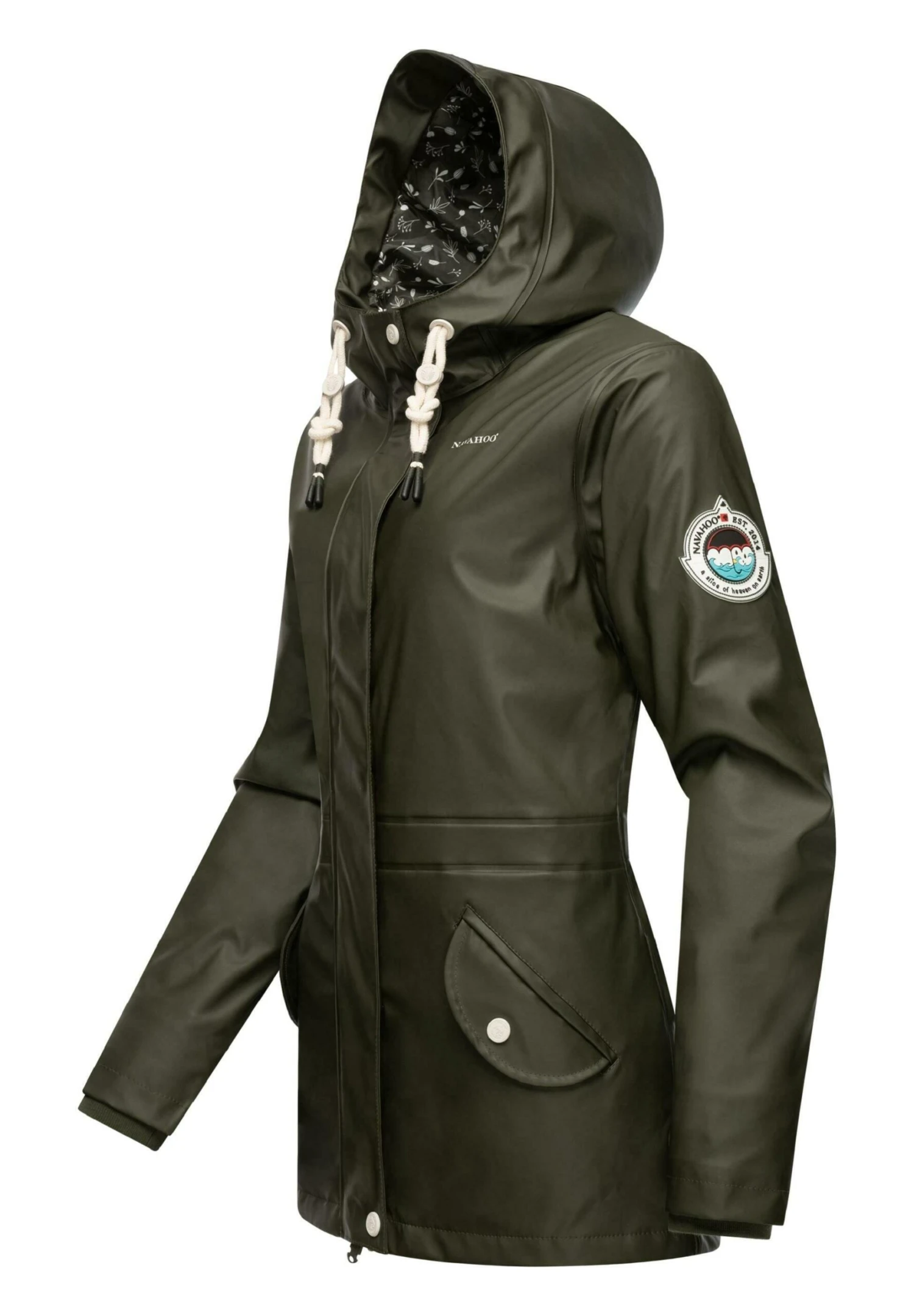 Navahoo Ocean Heart - Parka - Dark Olive 6 Navahoo Ocean Heart - Parka - Dark Olive - Afbeelding 4